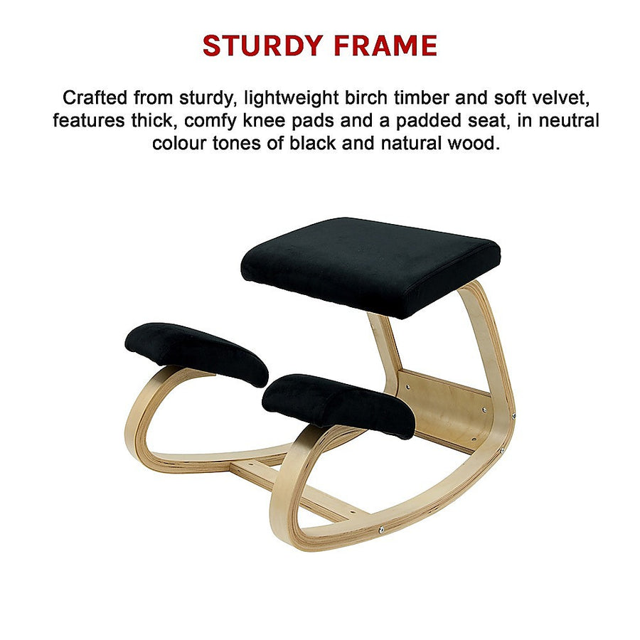 Kneeling Office Chair Ergonomic Rocking Posture Improving Stool, image 10