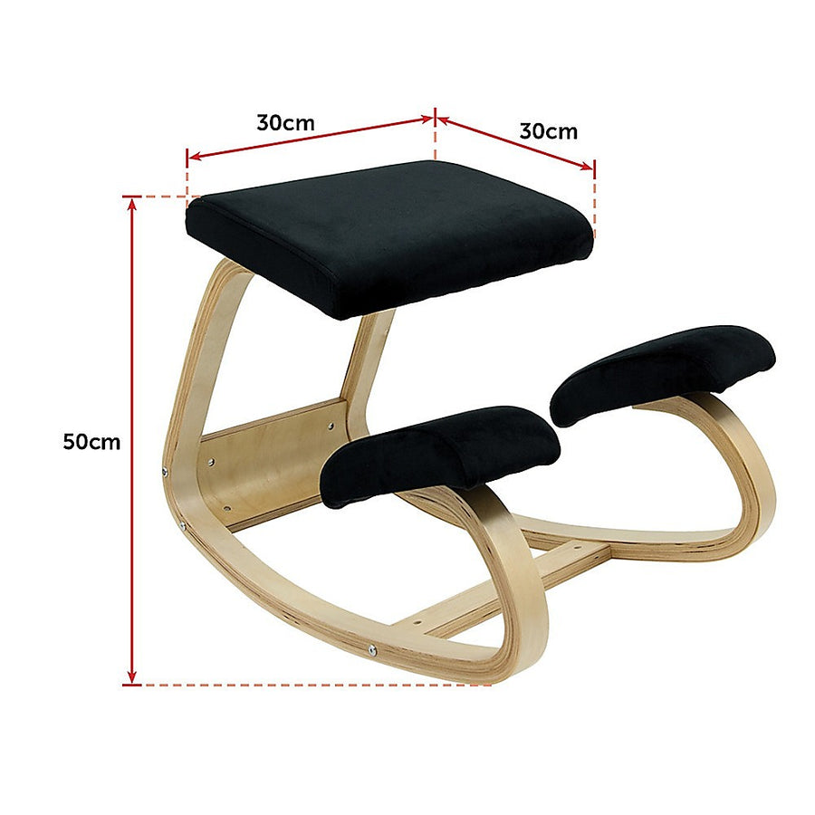 Kneeling Office Chair Ergonomic Rocking Posture Improving Stool, image 11