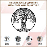 Tree Life Wall Decoration Metal Tree Wall Sculpture