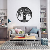 Tree Life Wall Decoration Metal Tree Wall Sculpture - Side View