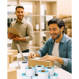 All Sizes Premium Quality Barcode POS, Label, Sticker, Price tag, Direct Thermal - Front View