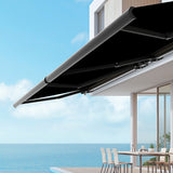 4.0m x 3.0m Retractable Folding Arm Awning Heavy Duty Full Cassette Motorised - Top-Down View
