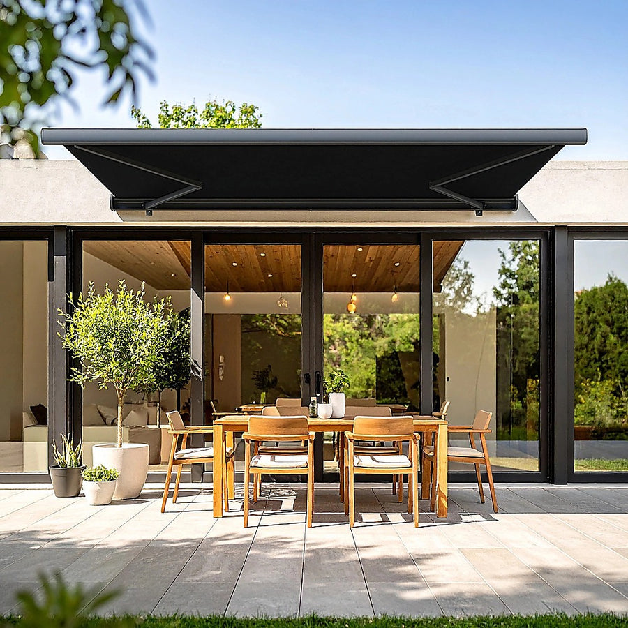 5.0m x 3.0m Retractable Folding Arm Awning Heavy Duty Full Cassette Motorised, image 7