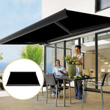 5.0m x 3.0m Retractable Folding Arm Awning Heavy Duty Full Cassette Motorised - Close-Up Angle