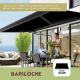 5.0m x 3.0m Retractable Folding Arm Awning Heavy Duty Full Cassette Motorised - Extra Image