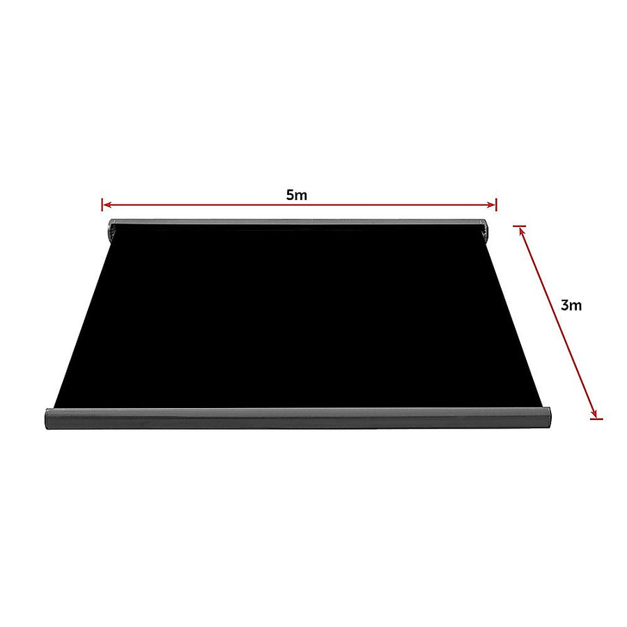 5.0m x 3.0m Retractable Folding Arm Awning Heavy Duty Full Cassette Motorised, image 8