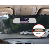 120 Degrees Camera Mirror Car Rear View Reverse Night Vision Parking System Kit - 45-Degree Angle