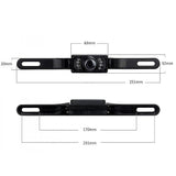 120 Degrees Camera Mirror Car Rear View Reverse Night Vision Parking System Kit - Extra Image