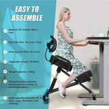 Ergonomic Kneeling Posture Chair with Backrest Adjustable Height and Casters - Extra Image