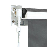 Outdoor Folding Arm Awning Retractable Sunshade Canopy Grey 4.0m x 2.5m