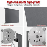 Retractable Straight Drop Roll Down Awning Garden Patio Screen 2.1X2.5M - Close-Up Angle