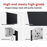 Retractable Straight Drop Roll Down Awning Garden Patio Screen 2.1X2.5M - Top-Down View