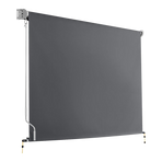 Retractable Straight Drop Roll Down Awning Garden Patio Screen 3.0X2.5M