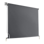 Retractable Straight Drop Roll Down Awning Garden Patio Screen 3.0X2.5M