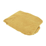 Jumbo Cord Beanbag Chair Cover Unfilled Large Bean Bag - Mustard - Close-Up Angle