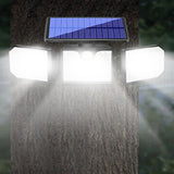 230 LED Solar Lights Outdoor 260LM Waterproof Motion Sensor Security Wall Lamp - 45-Degree Angle