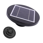 Solar Powered Roof Fan Ventilator Loft Vent for Boat RV Greenhouse Shed Caravan