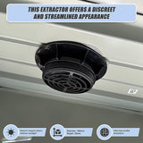 Solar Powered Roof Fan Ventilator Loft Vent for Boat RV Greenhouse Shed Caravan - Extra Image