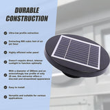 Solar Powered Roof Fan Ventilator Loft Vent for Boat RV Greenhouse Shed Caravan - Extra Image