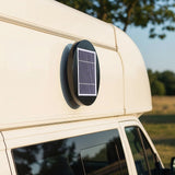 Solar Powered Roof Fan Ventilator Loft Vent for Boat RV Greenhouse Shed Caravan - 45-Degree Angle