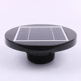 Solar Powered Roof Fan Ventilator Loft Vent for Boat RV Greenhouse Shed Caravan - Side View