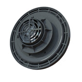 Solar Powered Roof Fan Ventilator Loft Vent for Boat RV Greenhouse Shed Caravan - Top-Down View