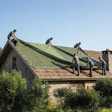 3x4M Army Heavy Duty Waterproof Canvas Tarp Tarpaulin Sun Blocked Dustproof - Front View