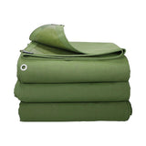 3x4M Army Heavy Duty Waterproof Canvas Tarp Tarpaulin Sun Blocked Dustproof - Low Angle