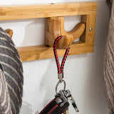 Coat Rack Wall Hanging Hook Simple Creative Row Bedroom Hanger - Side View