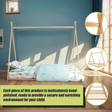 Kids Tent Montessori Toddler Floor Bed Wooden Bedframe - Extra Image