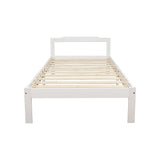 Natural Wooden Bed Frame Home Furniture - Top-Down View