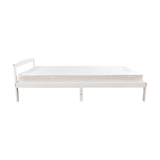 Natural Wooden Bed Frame Home Furniture - Low Angle