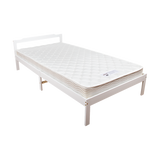 Natural Wooden Bed Frame Home Furniture - Close-Up Angle