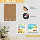 Kids Art Wood Frame Children Art Projects Display Hold 150 Pictures - Side View