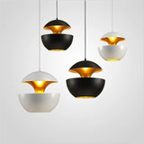 Modern Home Office Restaurant Pendant Lamp LED Chandelier Ceiling Hanging Light - Side View