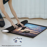 Jumbo Portable Puzzle Accessories Jigsaw Boards, Sorters, Mats - Rear View