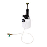 3L Transmission Oil Filling System Fluid Pump Manual Tool With 8pc ATF Adaptors - Top-Down View