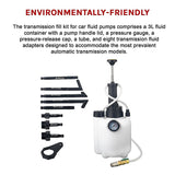 3L Transmission Oil Filling System Fluid Pump Manual Tool With 8pc ATF Adaptors - Extra Image