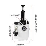 3L Transmission Oil Filling System Fluid Pump Manual Tool With 8pc ATF Adaptors - Extra Image