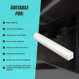 10 x 1M V-Style Aluminium LED Strip Light Channels for Cabinet Lighting