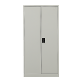 Two-Door Metal Cabinet Shelf Storage for Home Office Gym - Extra Image