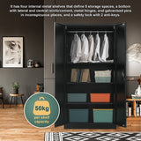Two-Door Metal Cabinet Shelf Storage for Home Office Gym - Top-Down View