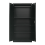 Two-Door Metal Cabinet Shelf Storage for Home Office Gym