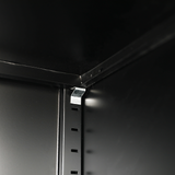 Single-Door Metal Tall Cabinet Shelf Storage for Home Office Gym - Extra Image