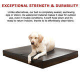 XL Dog Bed Chew Resistant Waterproof Heavy Duty Kennel Run Tough Robust - Extra Image