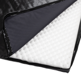 XL Dog Bed Chew Resistant Waterproof Heavy Duty Kennel Run Tough Robust - Low Angle