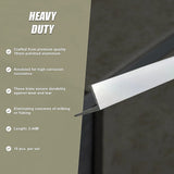 10 x Tile Trim Heavy Duty L Shaped Edge Aluminium 10mm - Extra Image