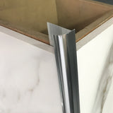 10 x Tile Trim Heavy Duty Round Edge Aluminium 10mm - Front View