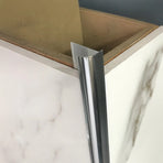10 x Tile Trim Heavy Duty Round Edge Aluminium 10mm