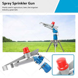 Sprinkler Irrigation Spray Large 360 Degree Adjustable Impact Area Water - Side View